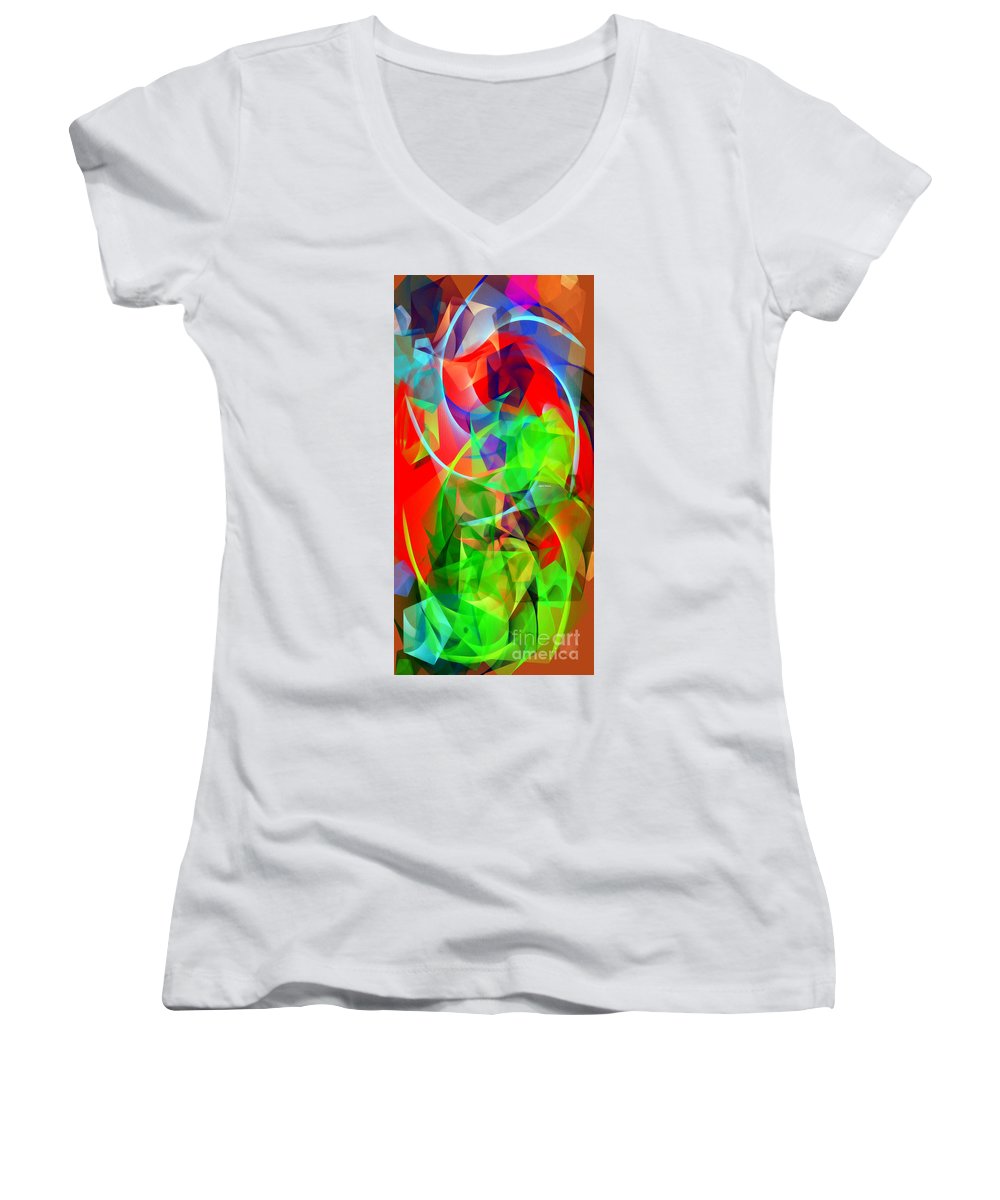 Color Dance 3720 - Women's V-Neck T-Shirt