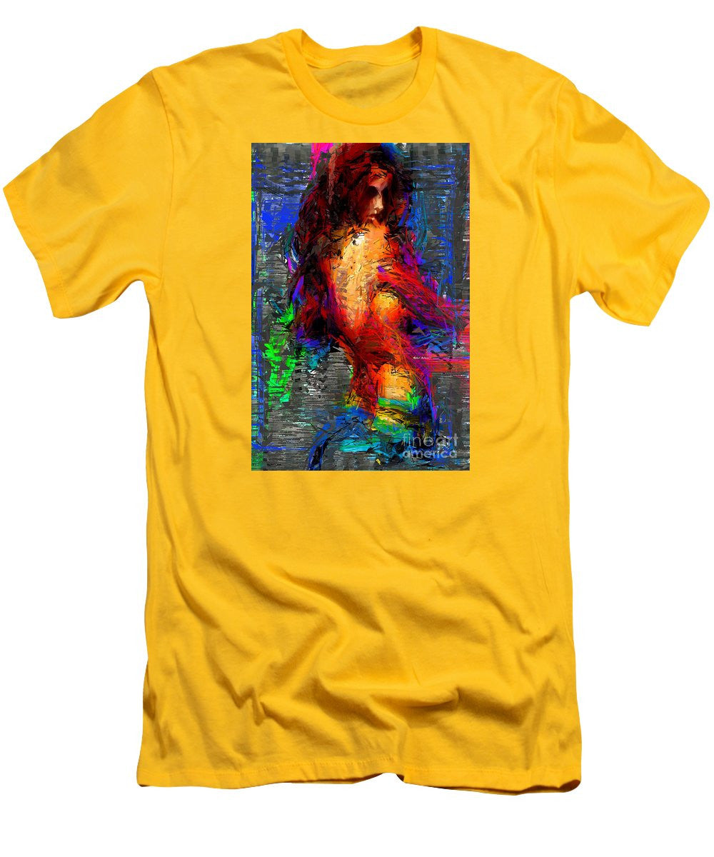 Men's T-Shirt (Slim Fit) - Colorful Selfie