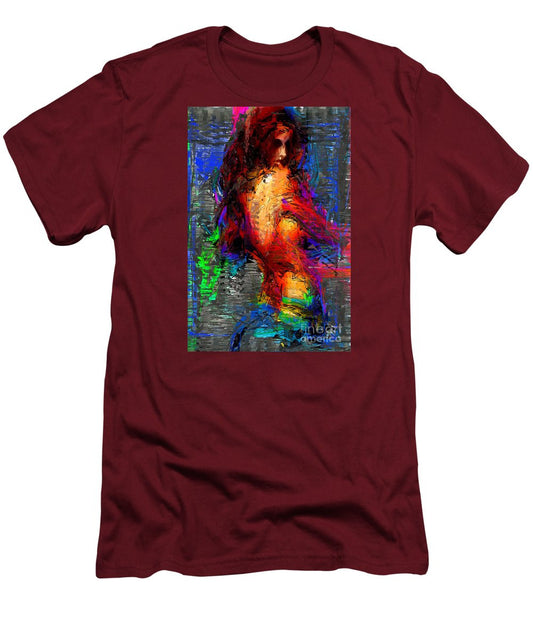 Men's T-Shirt (Slim Fit) - Colorful Selfie