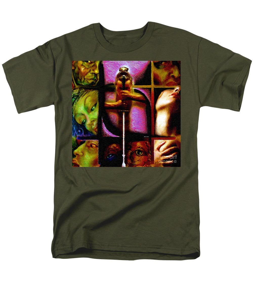 Men's T-Shirt  (Regular Fit) - Conflicts By Rafael Salazar