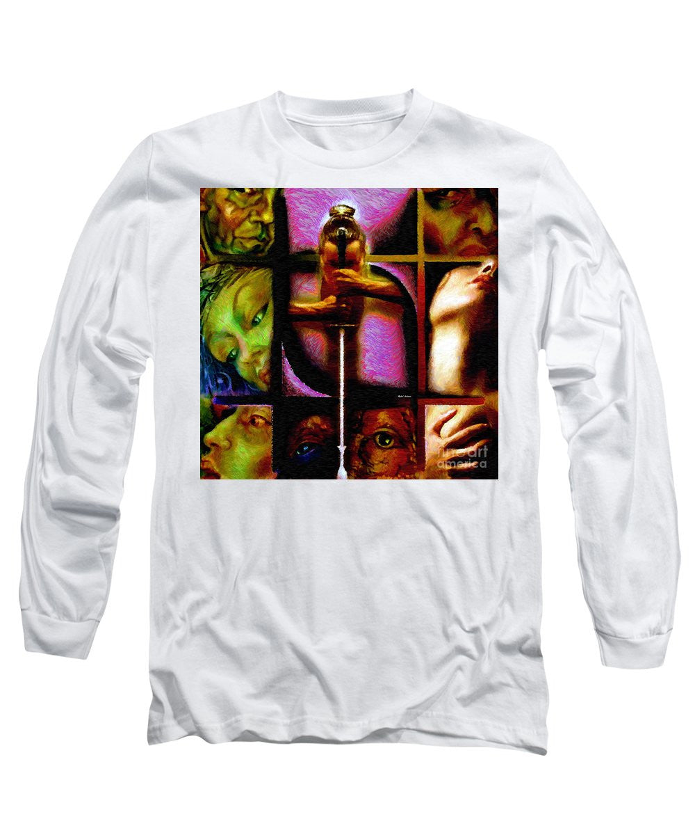 Long Sleeve T-Shirt - Conflicts By Rafael Salazar