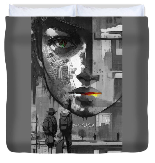 Contrasting Reflections - Duvet Cover