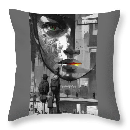 Contrasting Reflections - Throw Pillow