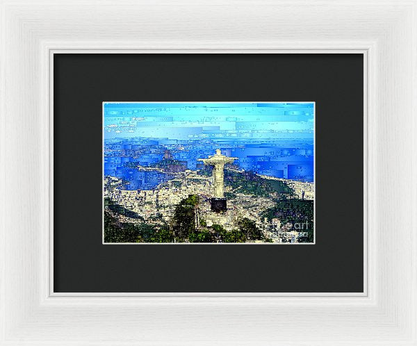 Framed Print - Cristo In Rio De Janeiro Brazil