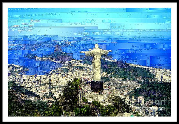 Framed Print - Cristo In Rio De Janeiro Brazil