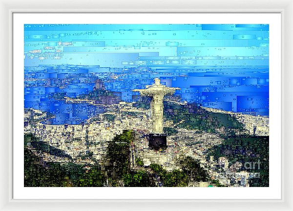 Framed Print - Cristo In Rio De Janeiro Brazil