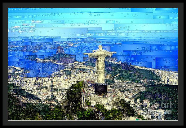 Framed Print - Cristo In Rio De Janeiro Brazil