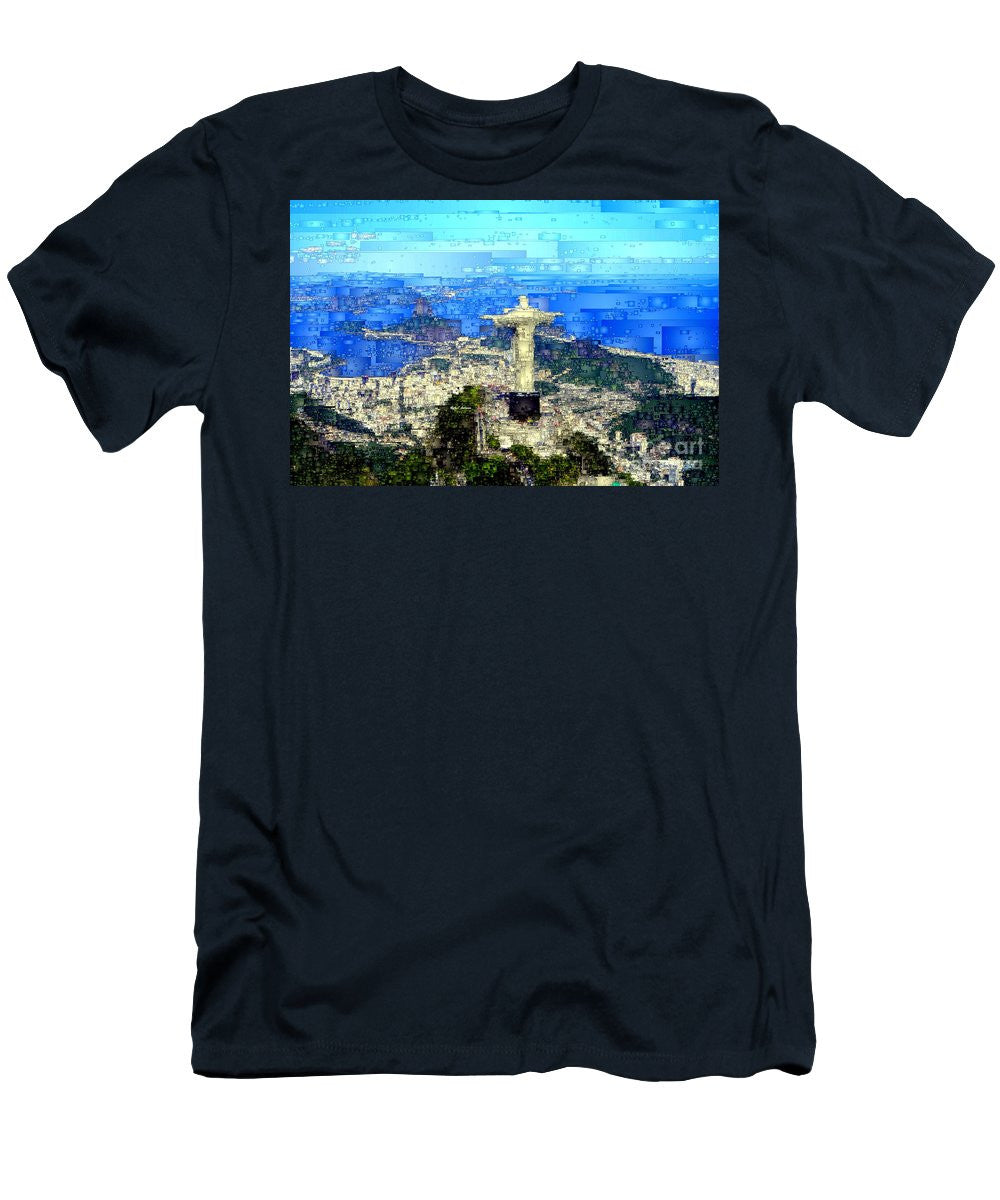 Men's T-Shirt (Slim Fit) - Cristo In Rio De Janeiro Brazil