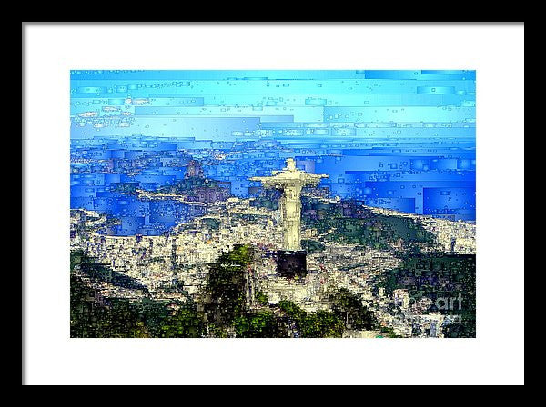 Framed Print - Cristo In Rio De Janeiro Brazil