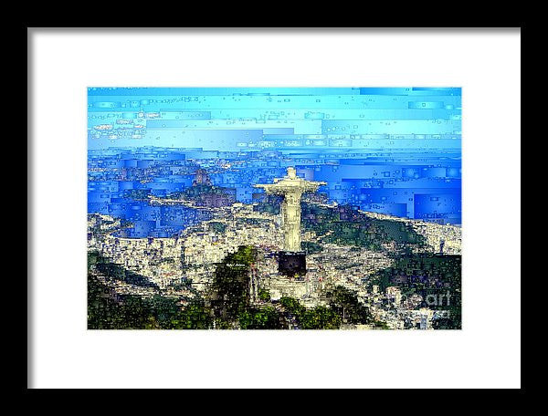 Framed Print - Cristo In Rio De Janeiro Brazil