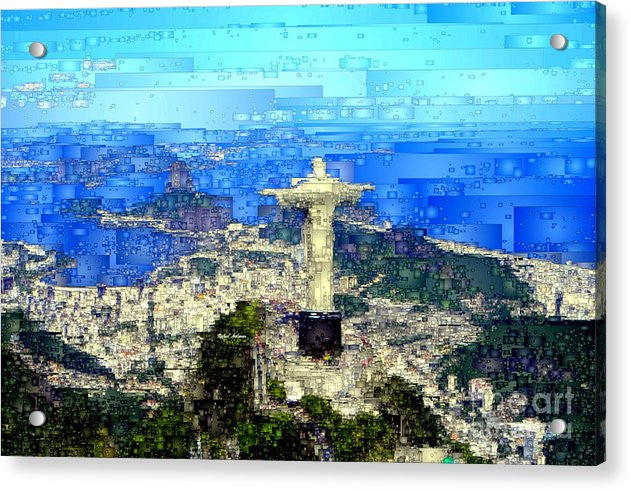 Acrylic Print - Cristo In Rio De Janeiro Brazil