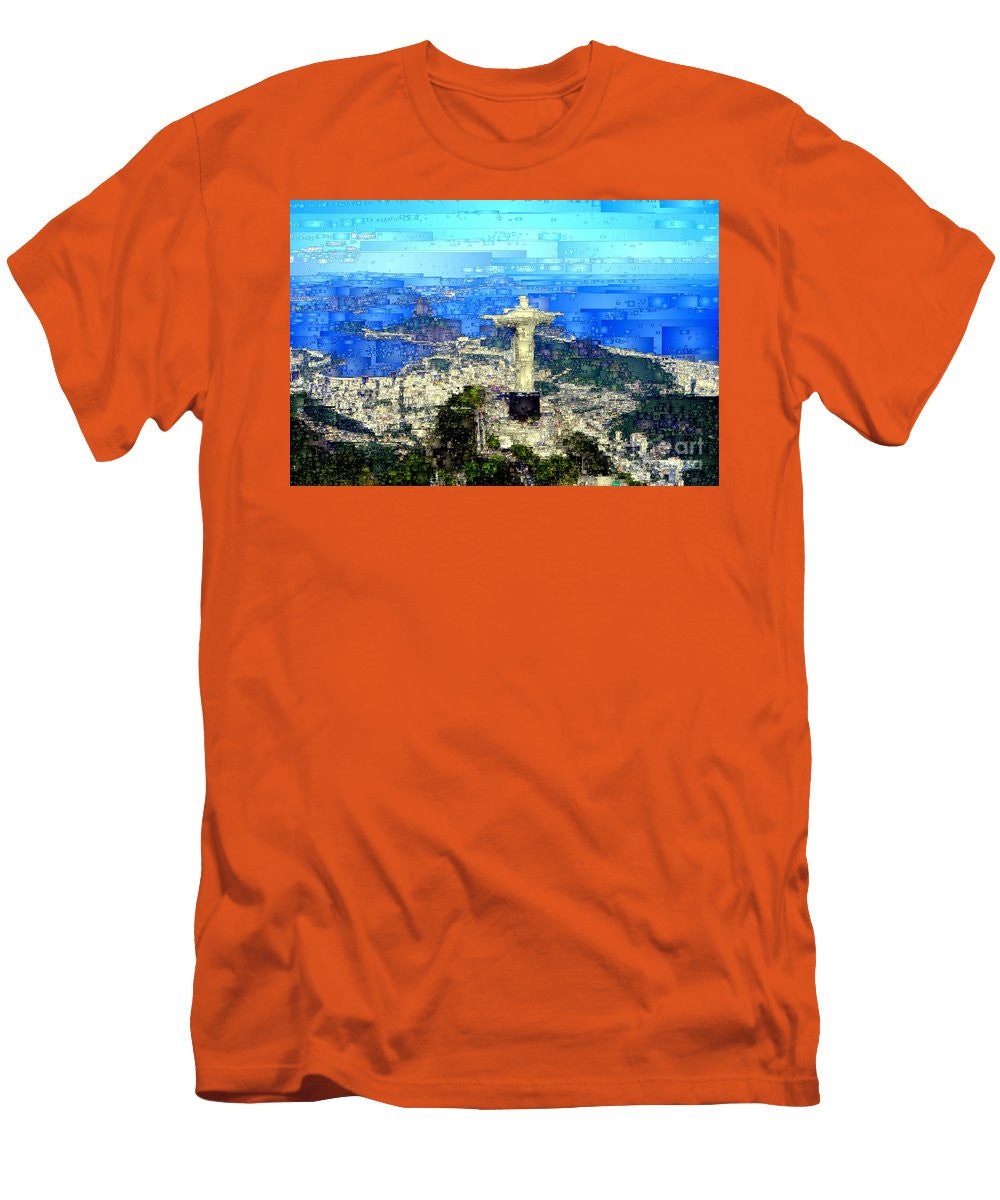 Men's T-Shirt (Slim Fit) - Cristo In Rio De Janeiro Brazil