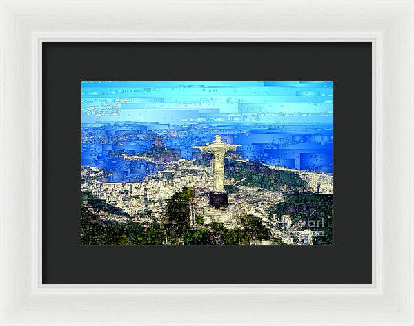 Framed Print - Cristo In Rio De Janeiro Brazil