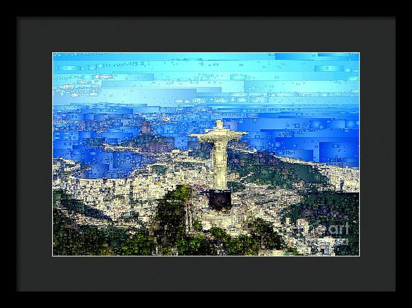 Framed Print - Cristo In Rio De Janeiro Brazil