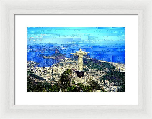 Framed Print - Cristo In Rio De Janeiro Brazil