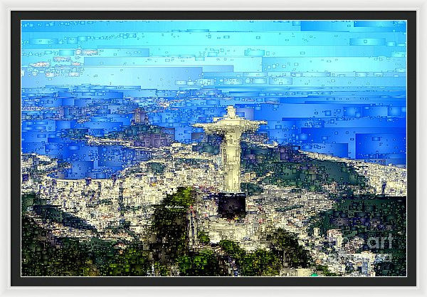 Framed Print - Cristo In Rio De Janeiro Brazil