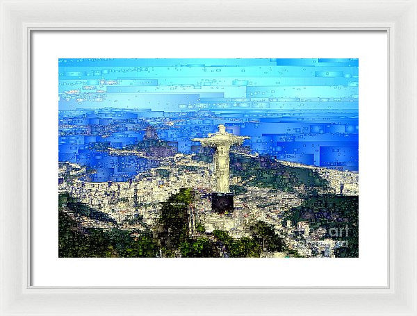 Framed Print - Cristo In Rio De Janeiro Brazil