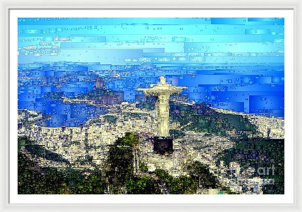 Framed Print - Cristo In Rio De Janeiro Brazil