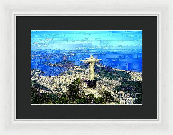 Framed Print - Cristo In Rio De Janeiro Brazil