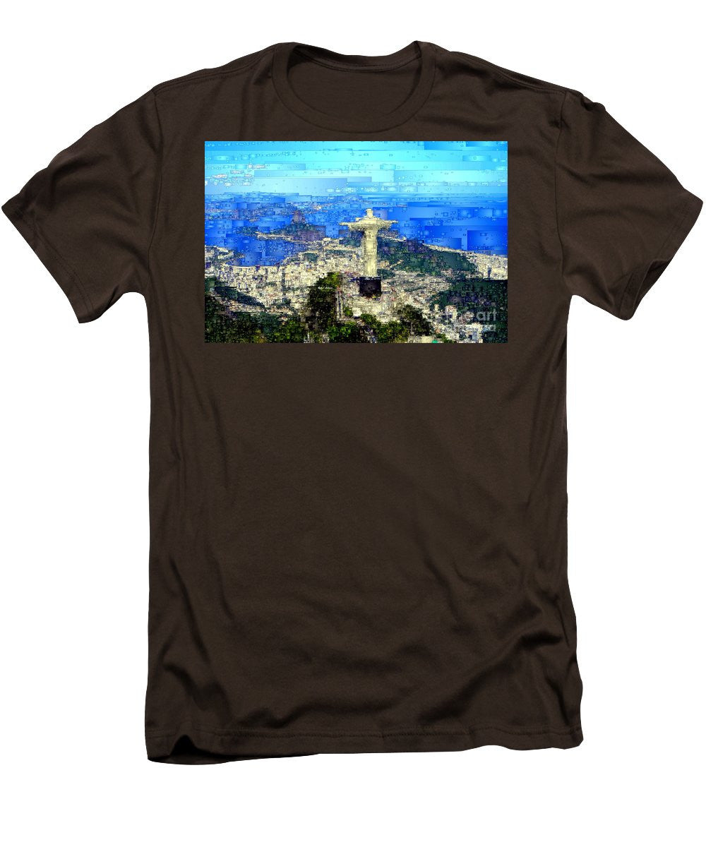 Men's T-Shirt (Slim Fit) - Cristo In Rio De Janeiro Brazil