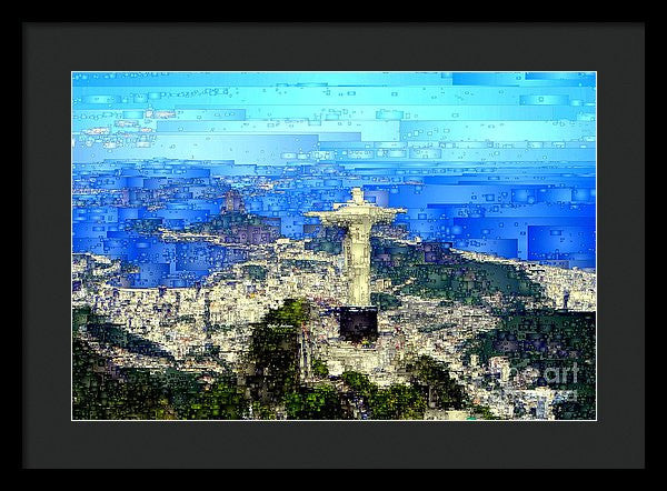 Framed Print - Cristo In Rio De Janeiro Brazil