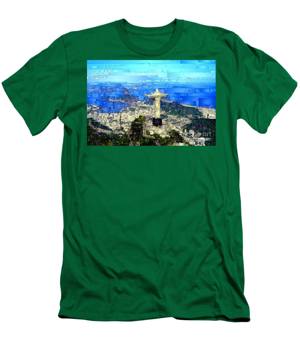 Men's T-Shirt (Slim Fit) - Cristo In Rio De Janeiro Brazil