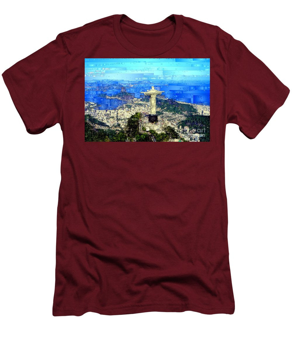 Men's T-Shirt (Slim Fit) - Cristo In Rio De Janeiro Brazil