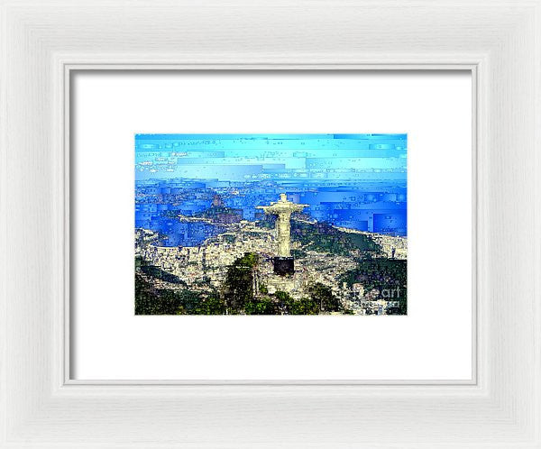 Framed Print - Cristo In Rio De Janeiro Brazil