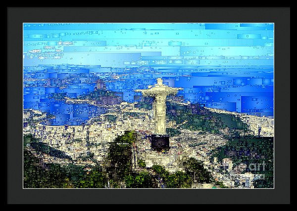 Framed Print - Cristo In Rio De Janeiro Brazil