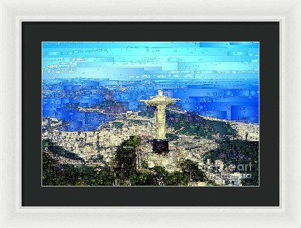 Framed Print - Cristo In Rio De Janeiro Brazil