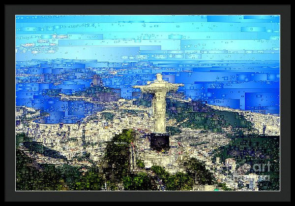 Framed Print - Cristo In Rio De Janeiro Brazil