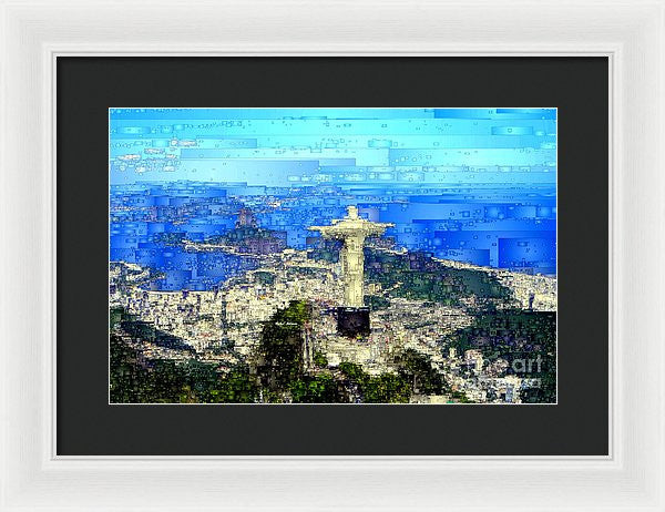 Framed Print - Cristo In Rio De Janeiro Brazil