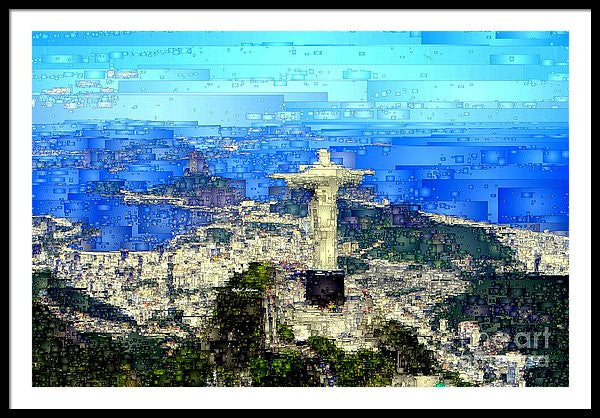 Framed Print - Cristo In Rio De Janeiro Brazil