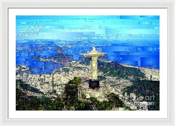 Framed Print - Cristo In Rio De Janeiro Brazil