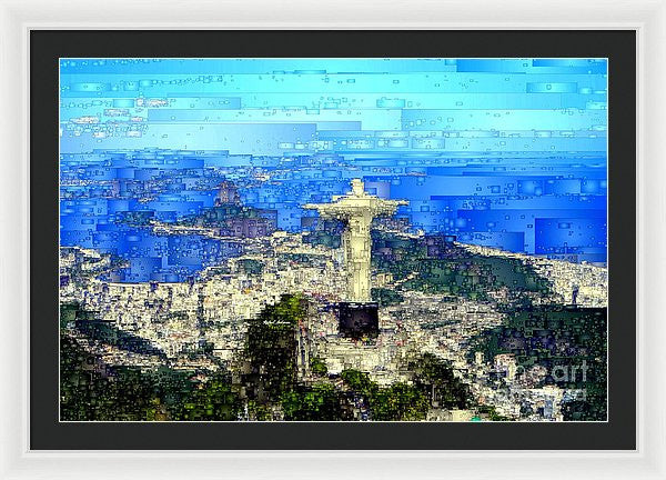 Framed Print - Cristo In Rio De Janeiro Brazil