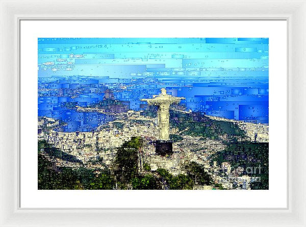 Framed Print - Cristo In Rio De Janeiro Brazil