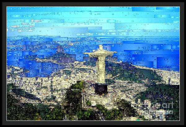 Framed Print - Cristo In Rio De Janeiro Brazil