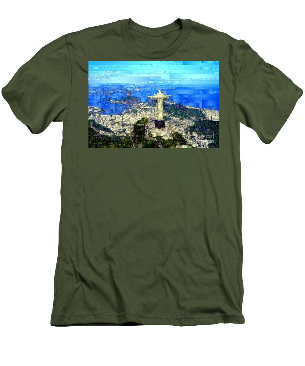 Men's T-Shirt (Slim Fit) - Cristo In Rio De Janeiro Brazil