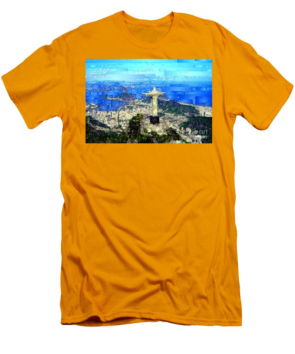 Men's T-Shirt (Slim Fit) - Cristo In Rio De Janeiro Brazil