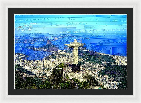 Framed Print - Cristo In Rio De Janeiro Brazil