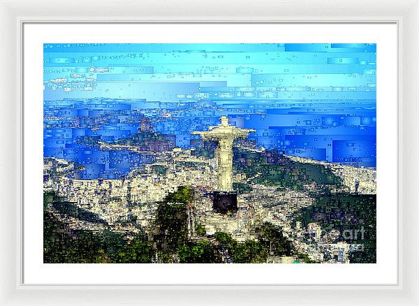 Framed Print - Cristo In Rio De Janeiro Brazil