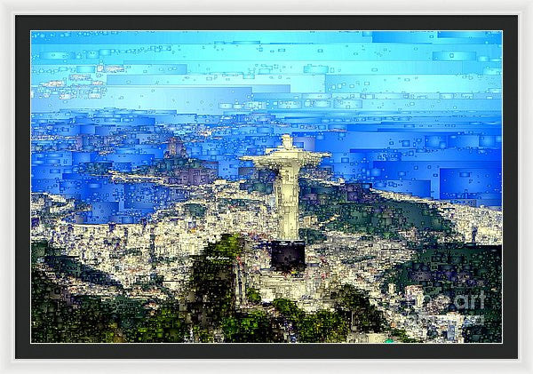 Framed Print - Cristo In Rio De Janeiro Brazil