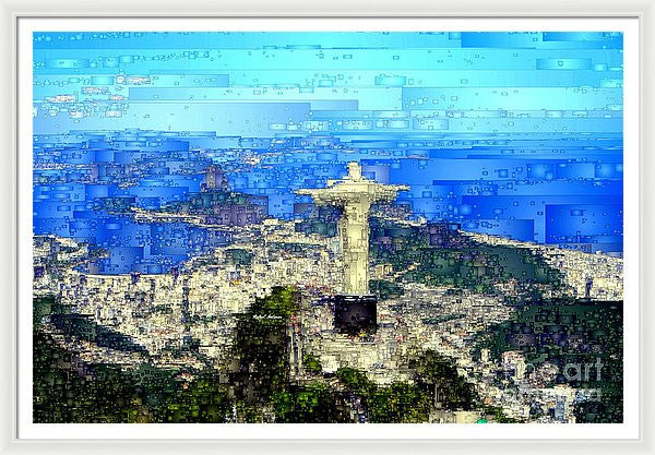 Framed Print - Cristo In Rio De Janeiro Brazil