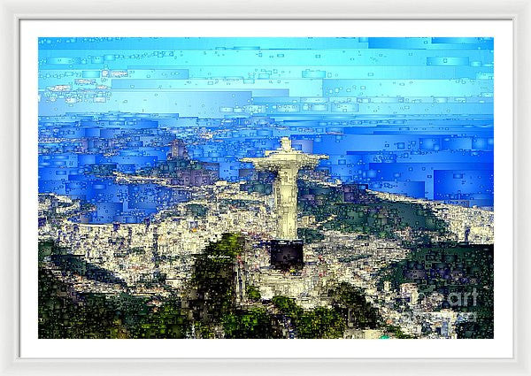 Framed Print - Cristo In Rio De Janeiro Brazil