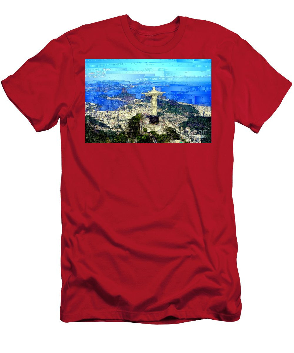 Men's T-Shirt (Slim Fit) - Cristo In Rio De Janeiro Brazil