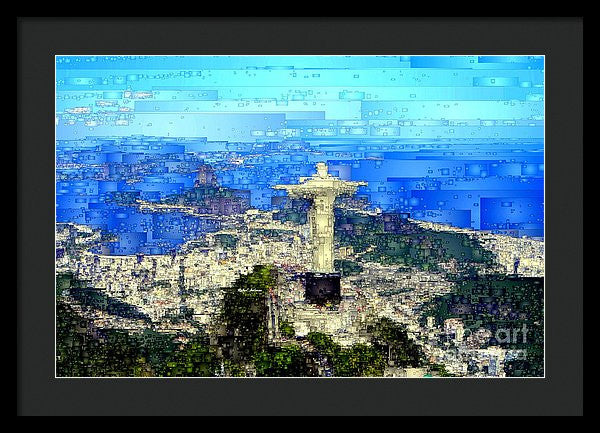 Framed Print - Cristo In Rio De Janeiro Brazil