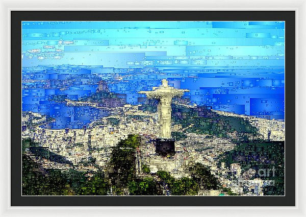 Framed Print - Cristo In Rio De Janeiro Brazil