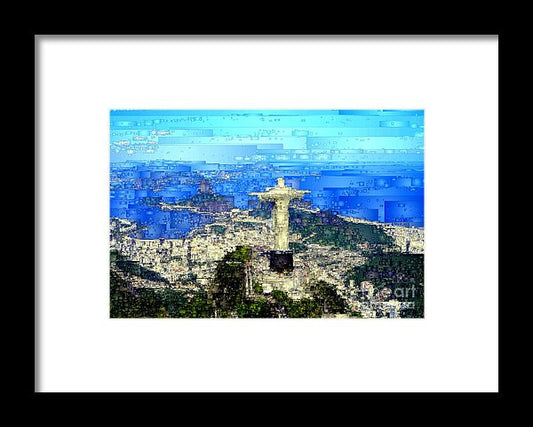 Framed Print - Cristo In Rio De Janeiro Brazil