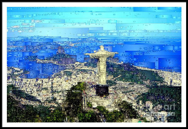 Framed Print - Cristo In Rio De Janeiro Brazil