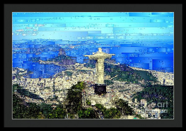 Framed Print - Cristo In Rio De Janeiro Brazil